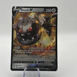 Pokemon TCG Steelix V Vivid Voltage 115/185 Ultra Rare NM. - Image 1