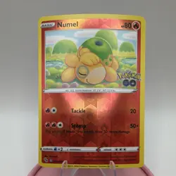 Numel (Ditto) 013/078 Pokemon GO Common Basic Reverse Holo 80HP Unpeeled NM - Image 1