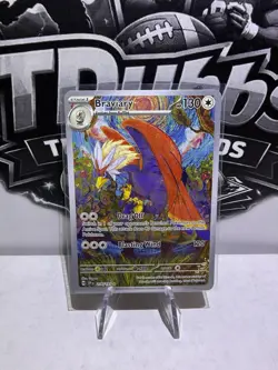 Pokemon TCG Braviary Surging Sparks 214/191 Illustration Rare NM - Image 1