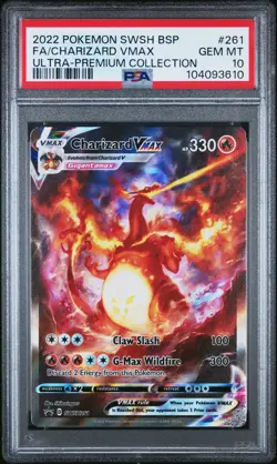 2022 Pokemon SWSH Black Star Promos Charizard VMAX #SWSH261 PSA 10 GEM MINT - Image 3