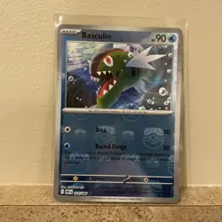 Basculin (Master Ball Pattern) Reverse SV: White Flare 024/086 NM -Pokemon 2025 - Image 1