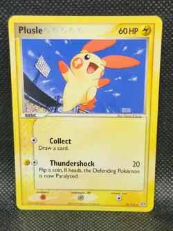 Pokemon Plusle Ex Emerald 39/106 Excellent Condition - Image 1