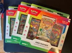 1 x Pokemon First Partner Series 1 Illustration Collection brand new sealed - Image 1