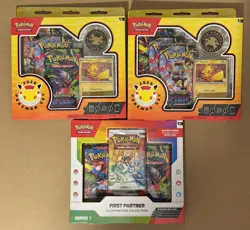 2x Pokemon Day 2026 Collection Box & 1x First Illustration Collection Box Bundle - Image 1