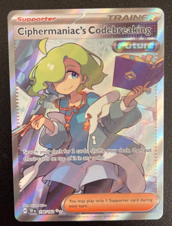 Pokemon TCG: Ciphermaniac's Codebreaking 198/162 Temporal Forces IR Holo NM - Image 1