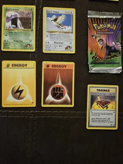 Empty Giovanni Wrapper, NM 12 Cards 2000 Gym Challenge Pokemon TCG Card Lot - Image 4