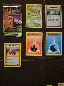 Empty Giovanni Wrapper, NM 12 Cards 2000 Gym Challenge Pokemon TCG Card Lot - Image 5