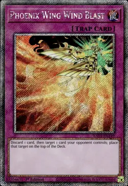 Phoenix Wing Wind Blast - Platinum Secret Rare 1st Ed. RA03-EN149 - NM - YuGiOh - Image 1