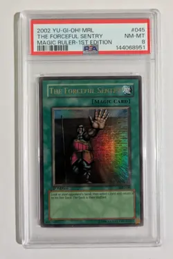 Yu-Gi-Oh! The Forceful Sentry MRL-045 Magic Ruler Ultra Rare 1st Ed PSA 8 - Image 1