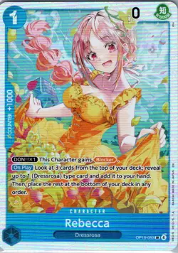 Rebecca OP15-053 SR Adventure on Kami's Island - One Piece Card - NM - Image 1