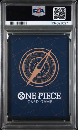 2025 ONE PIECE OP12-037 LEGACY OF THE MASTER DEAD MAN'S GAME ALT ART PSA 10 - Image 2