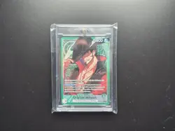 One Piece - Dracule Mihawk - (Alt Art) - Leader - OP14-020 The Azure Sea's Seven - Image 1