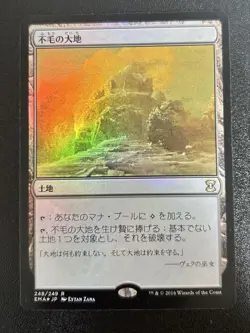 MTG Wasteland EMA Foil Trading Card Play Condition No Major - Image 1