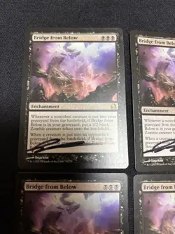 MTG Bridge from Below Signed Trading Card Play Use - Image 2