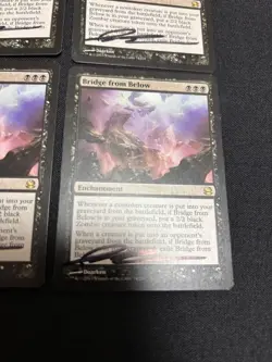 MTG Bridge from Below Signed Trading Card Play Use - Image 5