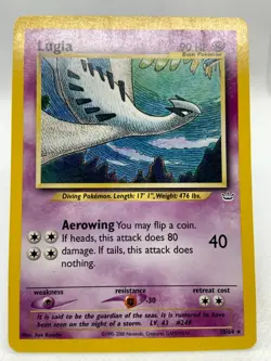 LUGIA 20/64 Neo Revelation RARE non-holo Unlimited Pokemon TCG card NM - Image 2