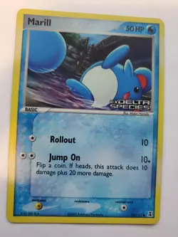 Marill Holo EX Delta Species Pokemon Card - Image 1