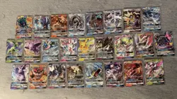 Pokemon 25x GX SM Card Lot Eeveelutions Pikachu Mewtwo Tyranitar + More - Image 1
