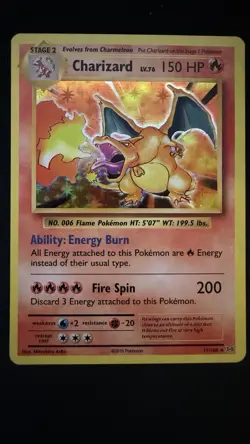 Pokemon Charizard Lv. 76 11/108 Evolutions - Image 1