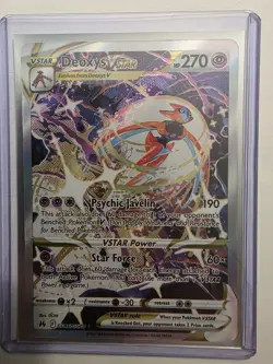 Pokemon Deoxys VSTAR GG46/GG70 Crown Zenith Ultra Rare Full Art Holo 270 HP - Image 1