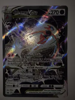 Pokemon Deoxys VSTAR GG46/GG70 Crown Zenith Ultra Rare Full Art Holo 270 HP - Image 2
