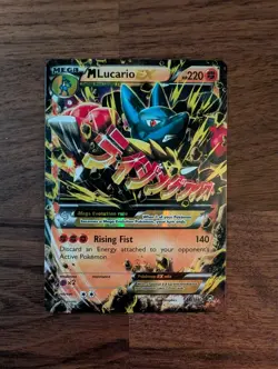 Mega-Lucario-EX - 55/111 - Holo Rare EX MP, English Pokemon Furious Fists - Image 1