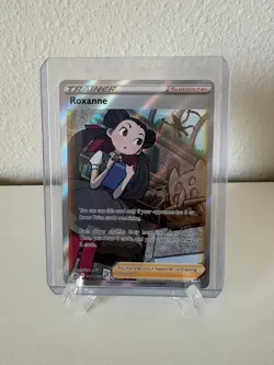Pokemon TCG Roxanne GG66/GG70 Crown Zenith Full Art Trainer Holo NM - Image 1