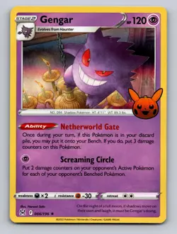 GENGAR 066/196 HOLO TRICK OR TRADE BOOSTER 2023 POKEMON NM - Image 1