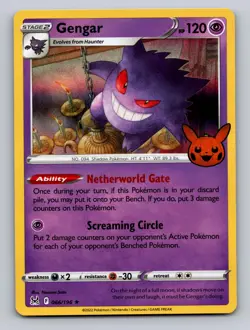 GENGAR 066/196 HOLO TRICK OR TRADE BOOSTER 2023 POKEMON NM - Image 1