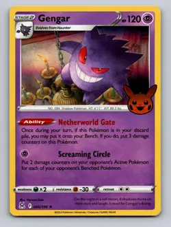 GENGAR 066/196 HOLO TRICK OR TRADE BOOSTER 2023 POKEMON NM - Image 1