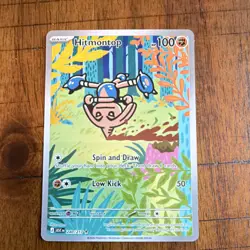 Pokemon TCG Hitmontop Illustration Rare Holo 240/217 Twilight Masquerade 100 HP - Image 1