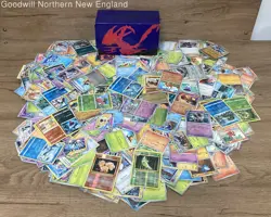 2.5LB Lot of Various Assorted Pokemon Cards TCG CCG in Collectible Box - Image 1