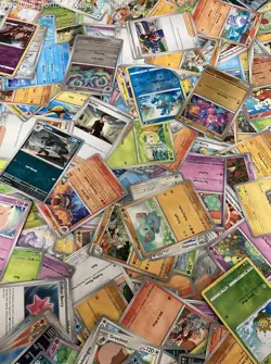 2.5LB Lot of Various Assorted Pokemon Cards TCG CCG in Collectible Box - Image 4