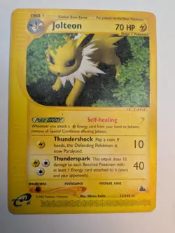 Jolteon 13/144 Skyridge 2003 eSeries Non Holo Rare Pokemon TCG - Image 1