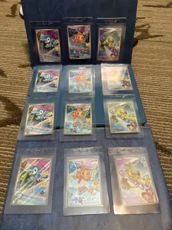 Pokemon First Partner Illustration Collection Series 1 Gen 4 Sinnoh Starters X4 - Image 1