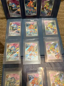 Pokemon First Partner Illustration Collection Series 1 Gen 4 Sinnoh Starters X4 - Image 3