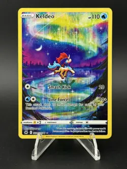 KELDEO GG07/GG70 HOLO CROWN ZENITH GALARIAN GALLERY POKEMON NM - Image 1
