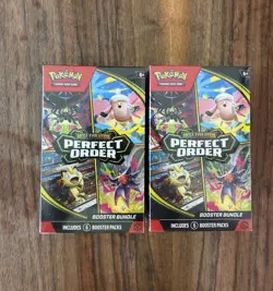Pokemon TCG Mega Evolution: Perfect Order— Booster Bundles ( Lot of 2) - Image 1