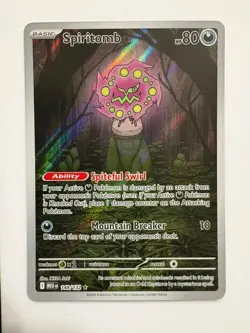 Pokemon Spiritomb TCG Illustration Rare Mega Evolution 148/132 NM - Image 2