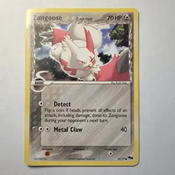 Pokemon Zangoose 015/017 POP Series 5 Delta Species Regular Basic 70 HP 40 Atta… - Image 1