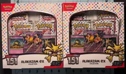 Pokemon TCG Scarlet & Violet: 151 Alakazam ex Collection SET OF 2 SEALED - Image 1
