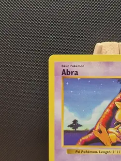 Pokemon 1999 WOTC Base Set Shadowless Abra 43/102 - Near Mint - Image 3