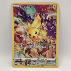 Pokemon Pikachu Crown Zenith Full Art Secret Rare Holo 160/159 - Image 1
