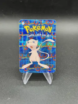 Mew Holo Pokemon Vintage 2000 Vending Prism Sticker Nintendo Rare - Image 1