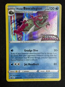 Hisuian Basculegion SWSH205 Astral Radiance Prerelease Stamped Promo Pokemon LP - Image 1