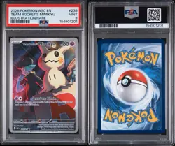 PSA 9 Team Rockets Mimikyu 238 Illustration Rare Ascended Heroes Pokemon 2026 - Image 3