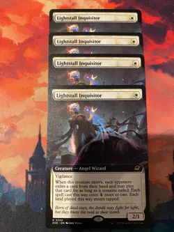 MTG Edge of Eternities Lightstall Inquisitor Extended Art x 4 - Image 1