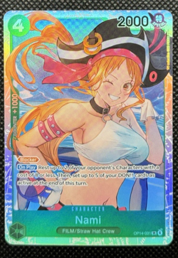 Nami OP14-031 (SR) The Azure Sea’s Seven One Piece TCG English - Image 1