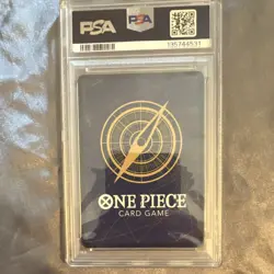 Bandai One Piece Trafalgar Law OP10-119 Manga Secret Rare Holo PSA 10 - Image 2