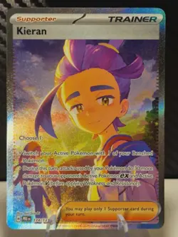 Kieran 174/131 Prismatic Evolutions Full Art Card Pokemon TCG - Image 1
